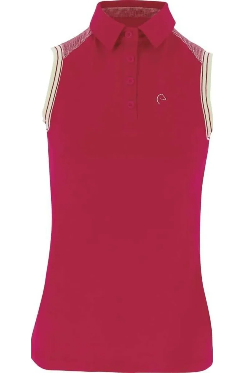 Polo piqué EQUITHÈME, sans manches – Image 2